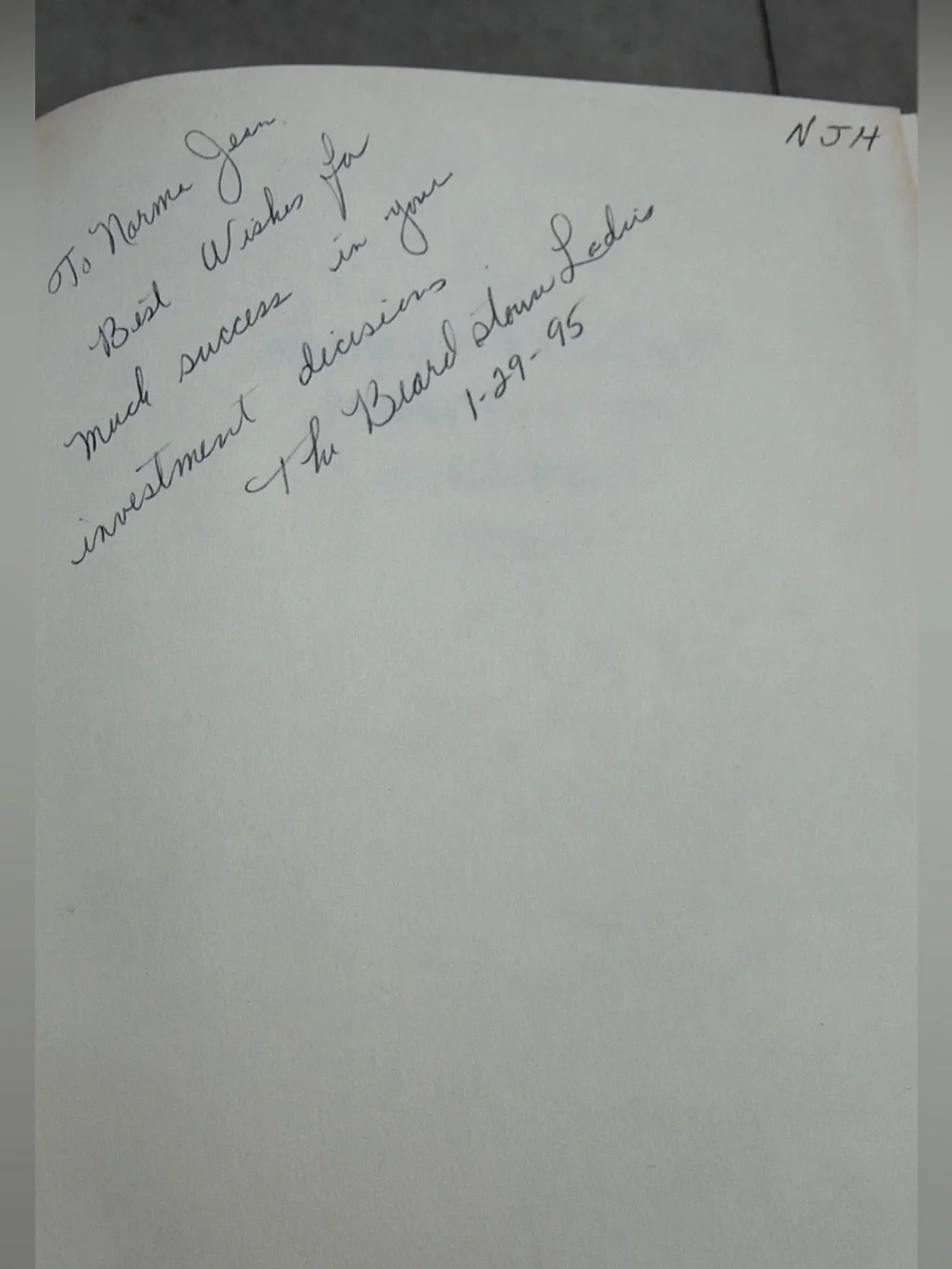 Book The Beardstown Ladies Common-Sense Investment Guide 1994 1st Ed Signed